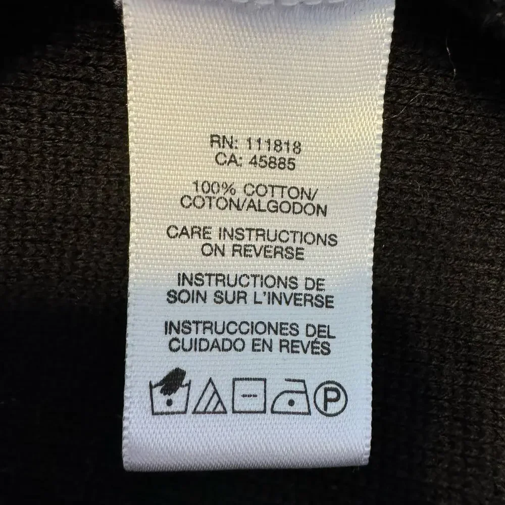 Michael Kors Coat Women’s Large Black Minimalist Career Casual Cotton Preppy